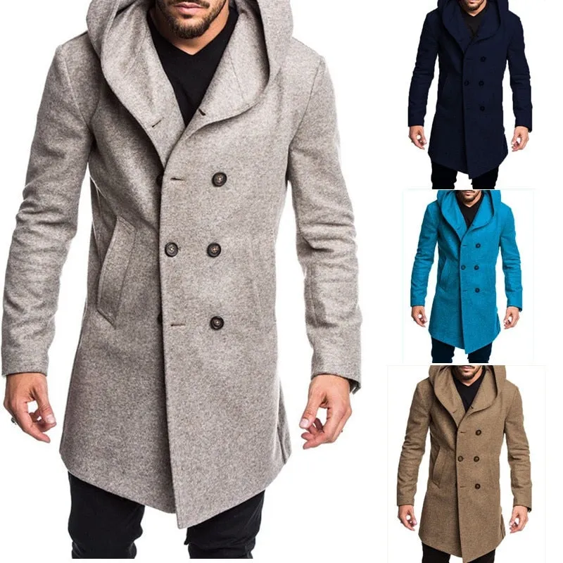 Autumn Winter Long Trench Coat