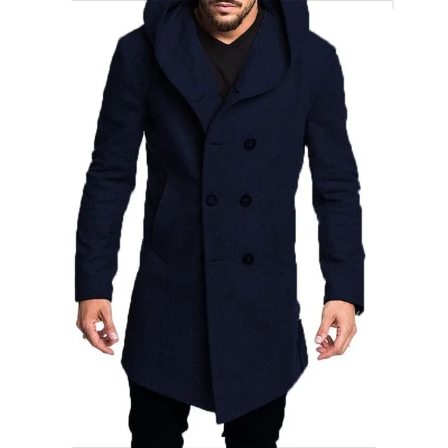 Autumn Winter Long Trench Coat