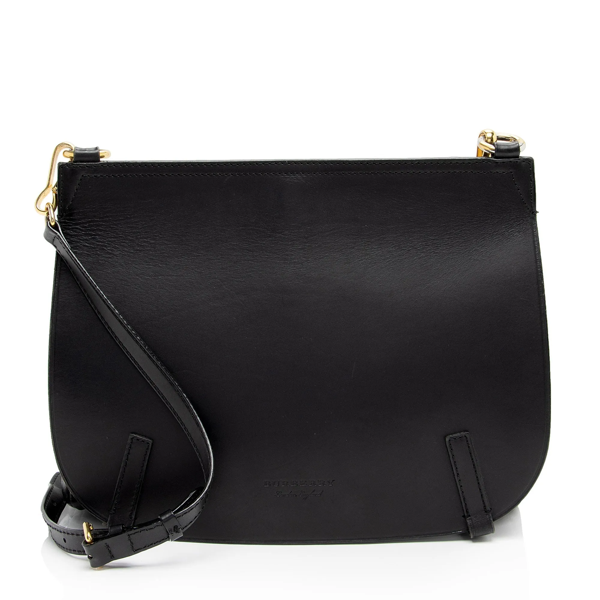 Burberry Leather Bridle Medium Shoulder Bag