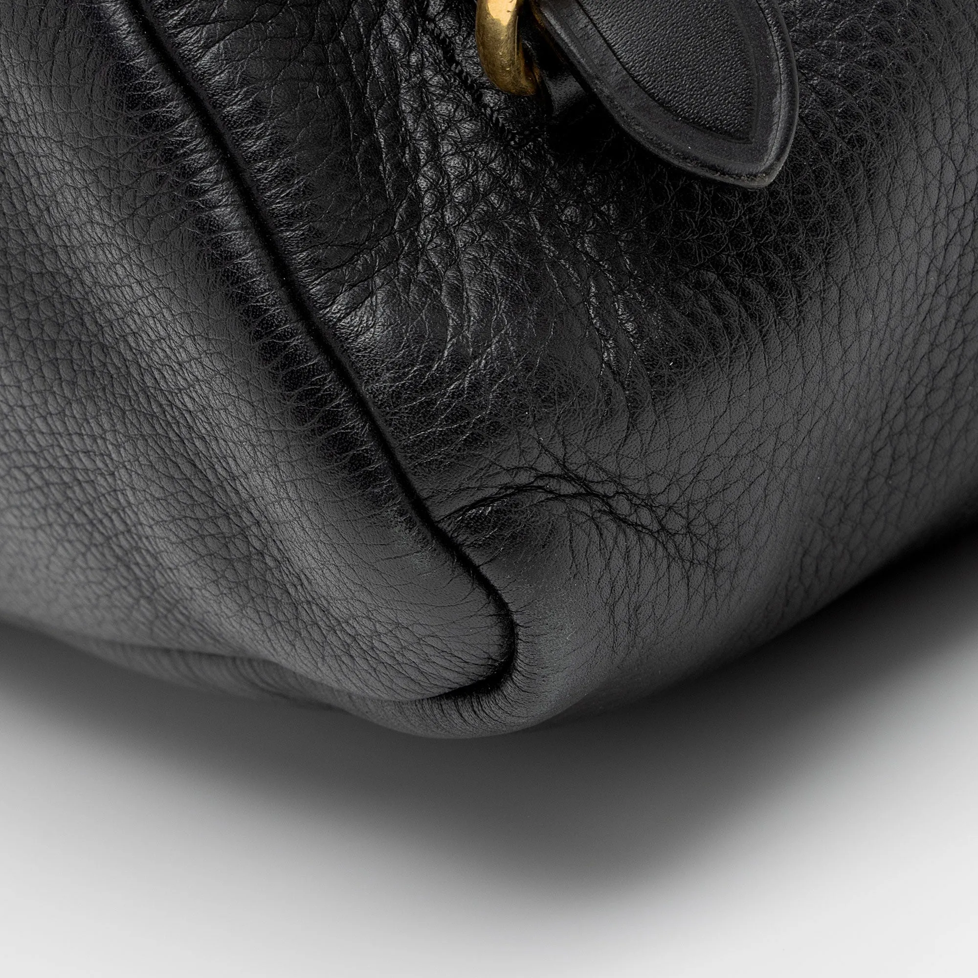 Burberry Leather Bridle Medium Shoulder Bag