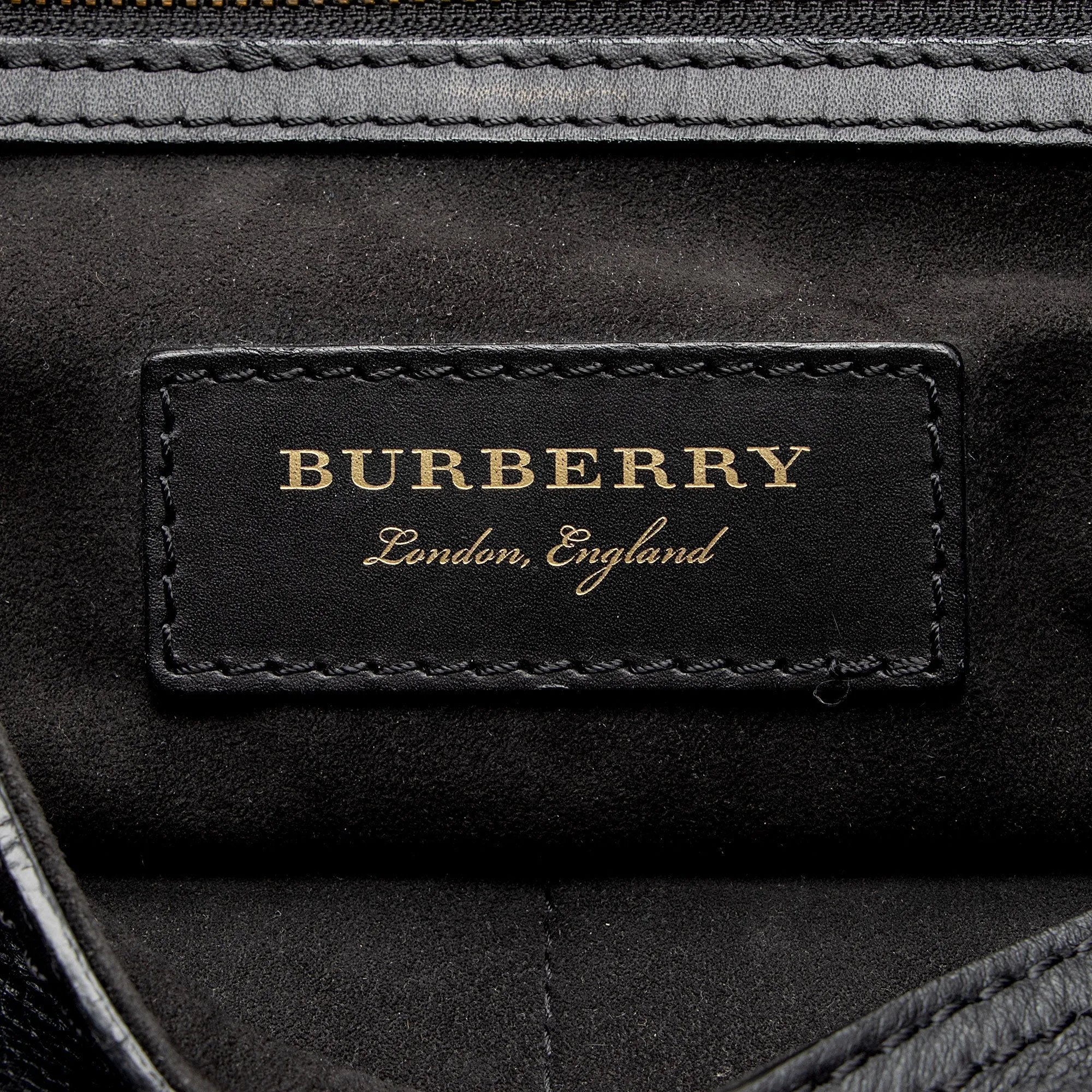Burberry Leather Bridle Medium Shoulder Bag