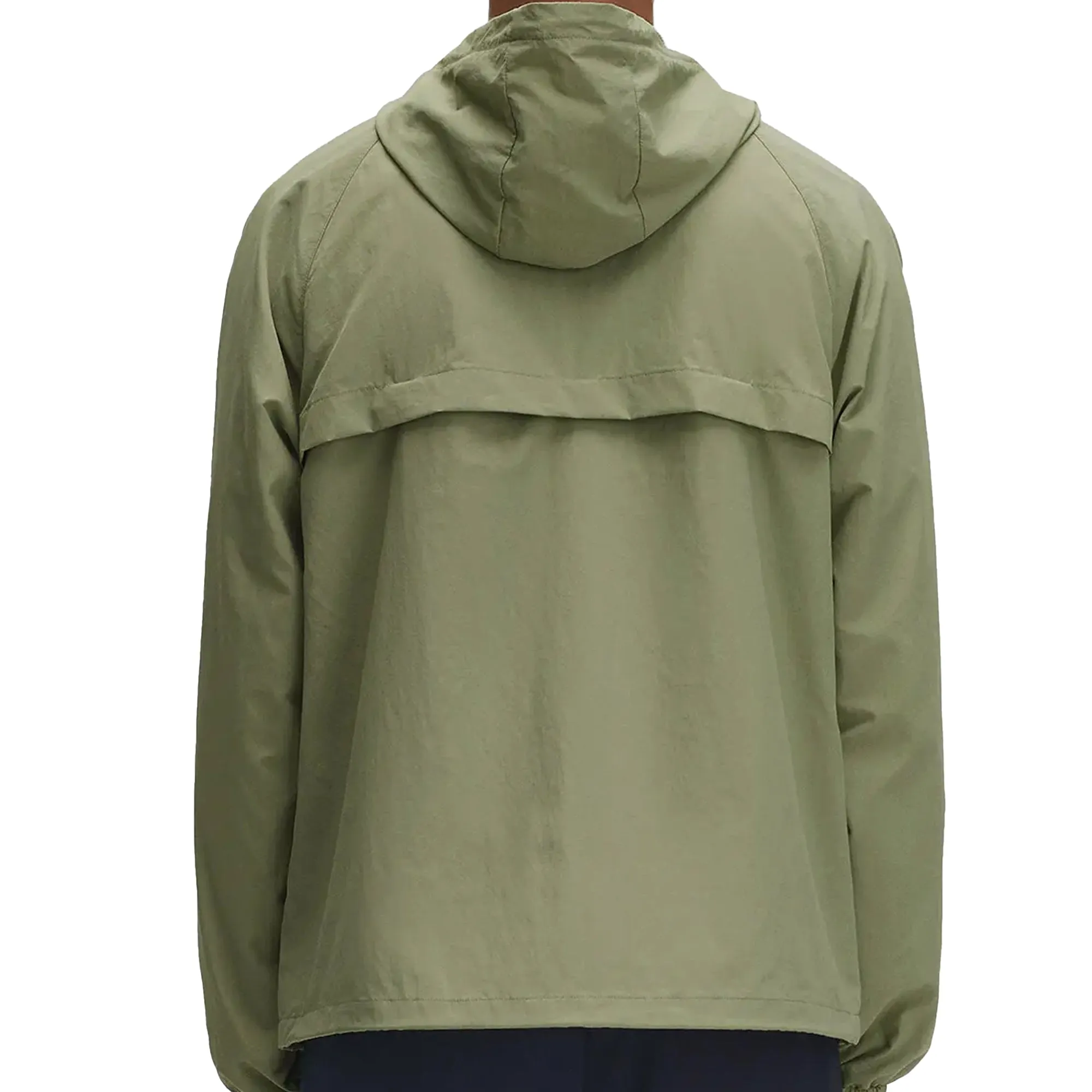 Fred Perry Taslan Hooded Shell Jacket Olive Mint