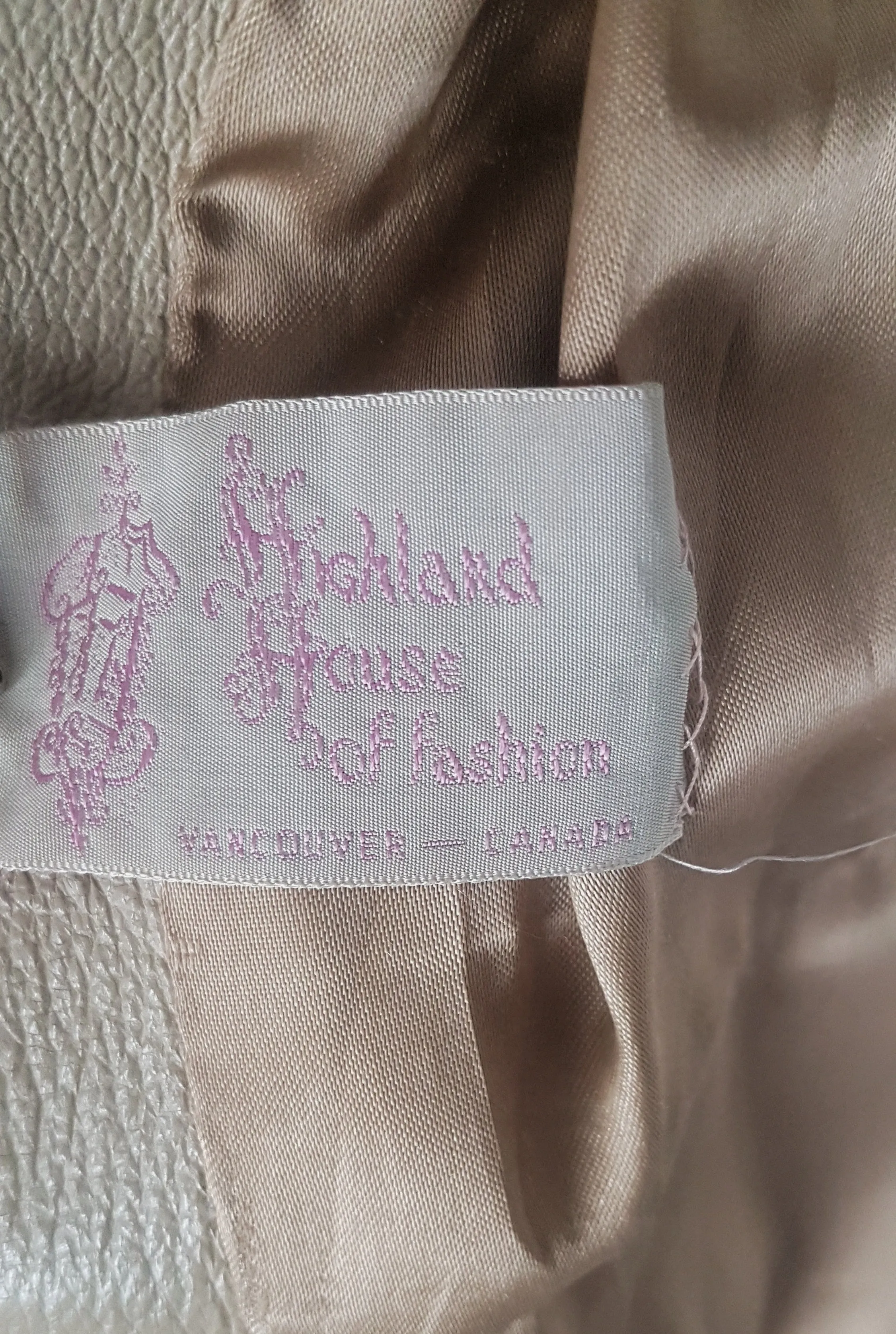 Vintage 70's | Beige/Sand Leather Belted Trench Coat
